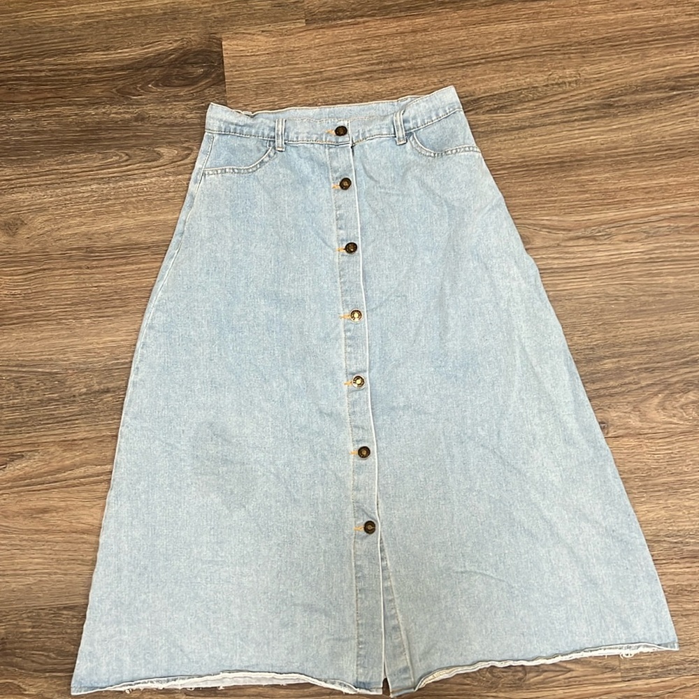 SHEIN denim skirt/ Large